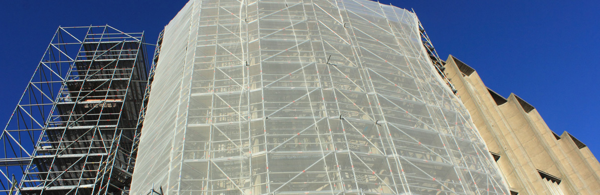 Nets for construction purposes