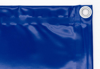 Heavy tarpaulin 650 g with eyelets - Blue