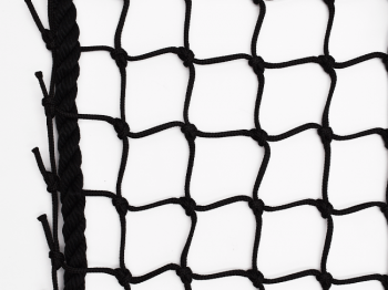Safety net - Anti-fall man standard NF EN1263-1 - Black 100mm - Custom-made