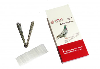 Pigeon spikes 1 m for self-assembly – Protection from 8 to 12 cm