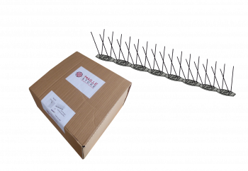 Pigeon spikes 5 m to be glued – Protection from 8 to 12 cm (5 m + 1 glue tube)