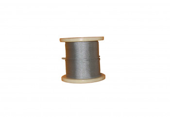 Zinc-coated steel wire Ø2 mm - Spool of 100 m